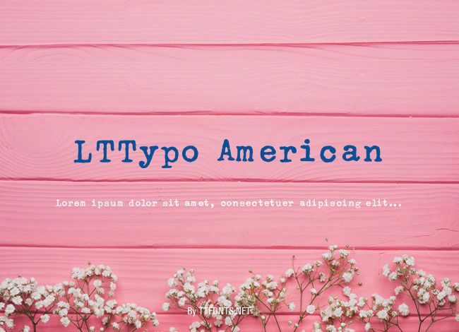 LTTypo American example